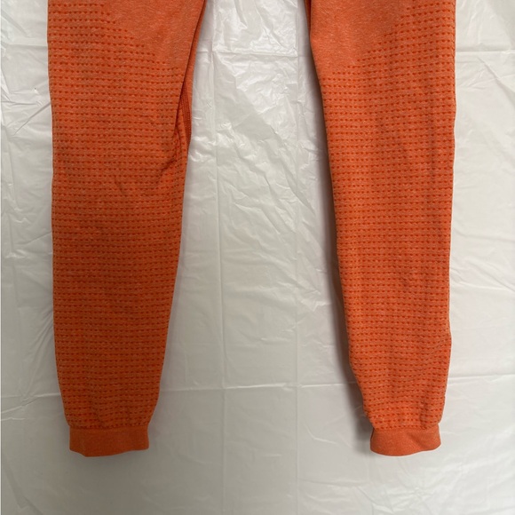 NWOT Gymshark Vital Seamless 2.0 Leggings, Orange Apricot Marl, size small - Picture 5 of 9